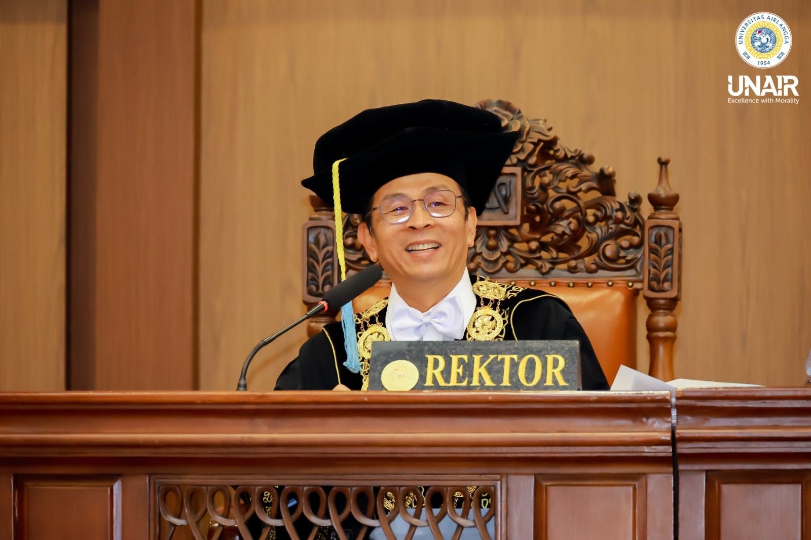 Pengukuhan Tiga Guru Besar, Prof Madyan Tekankan Sinergi Ilmu, Etika, dan Pengabdian bagi Bangsa
