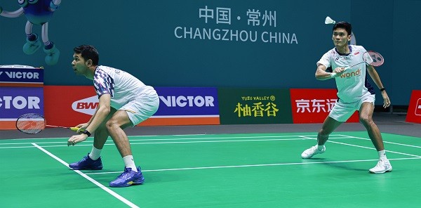 Fajar/Fikri Melaju ke 16 Besar Hylo Open 2025