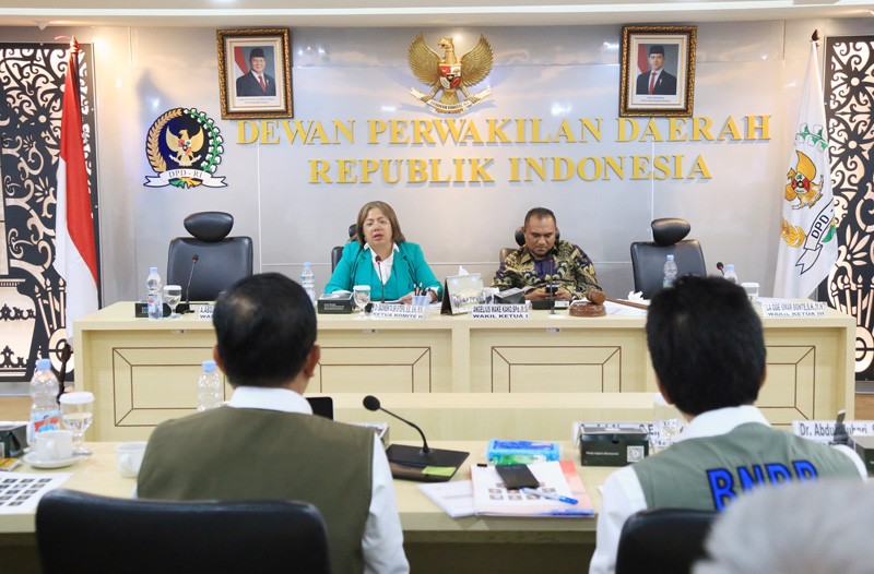 Komite II DPD RI dan BNPB Perkuat Sinergi Mitigasi dan Penanganan Bencana Nasional