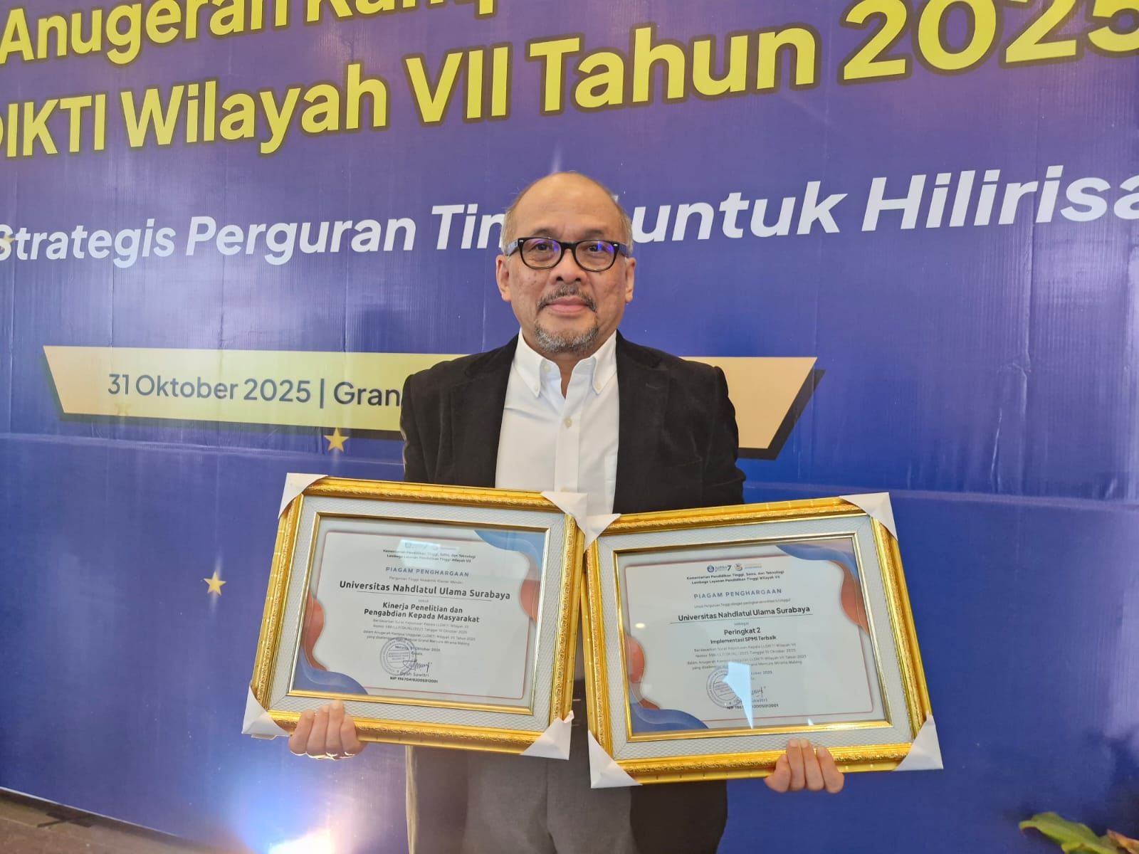 Unusa Sabet Dua Penghargaan LLDikti Wilayah VII, Tegaskan Komitmen Mutu dan SDGs