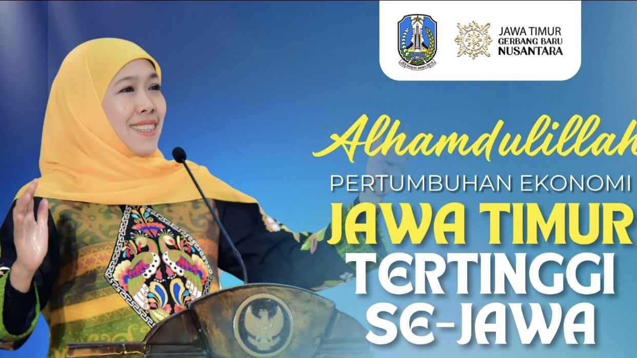 Ekonomi Jatim Triwulan III 2025 Tumbuh 1,70%, Gubernur Khofifah: Bukti Soliditas Semua Pihak