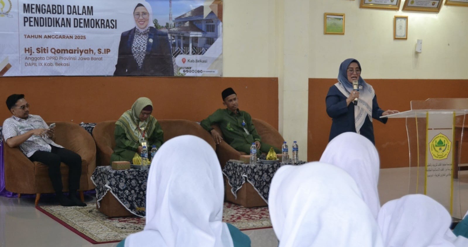 Siti Qomariyah Dorong Penguatan Pendidikan Demokrasi bagi Pelajar Tarumajaya