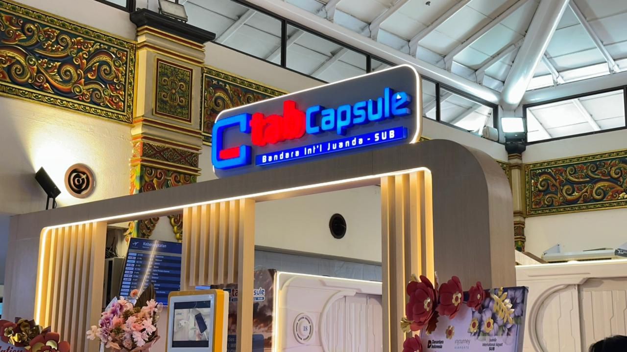 Bandara Juanda Hadirkan Tab Capsule, Inivasi Baru untuk Tingkatkan Experience