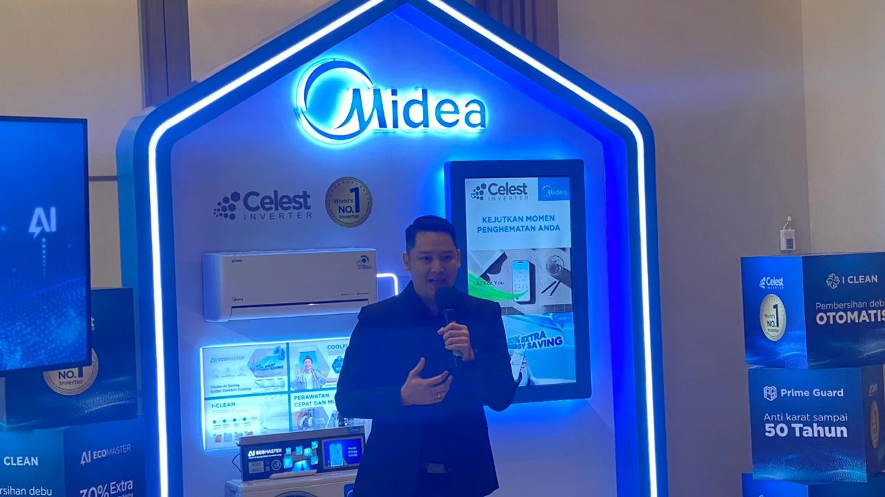 Midea Luncurkan AC Pintar Buatan Indonesia Berteknologi AI Pertama di Kelasnya