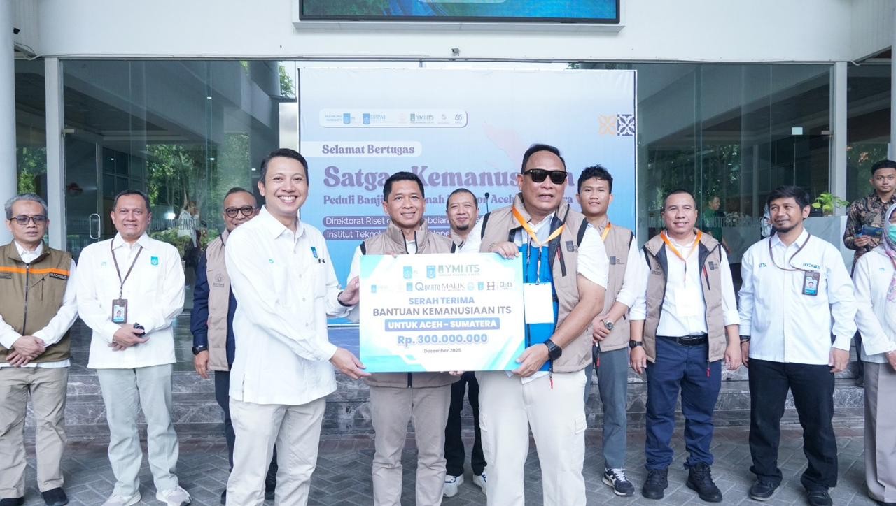 Respons Cepat Bencana Sumatra, ITS Salurkan Bantuan dan Turunkan Satgas Kemanusiaan