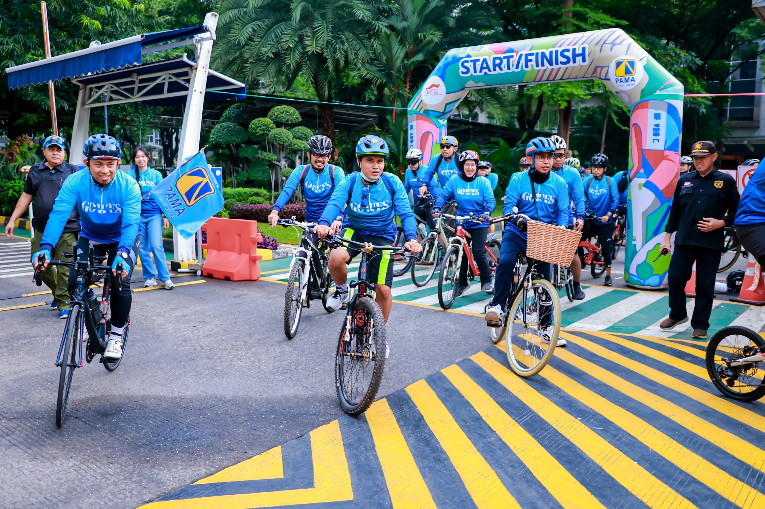 PAMA Group Gelar Gowes for Charity, Kampanyekan Gaya Hidup Sehat Sekaligus Aksi Kepedulian Sosial