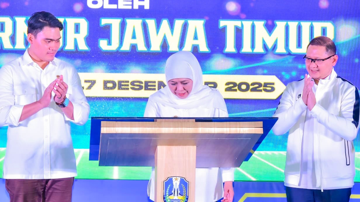Gubernur Khofifah Resmikan Sarpras SMANOR, Optimis Lahirkatkan Atlet Berprestasi Dunia