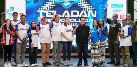 Menpora Erick Thohir Dukung Teladan Metropolitan City Rally 2025