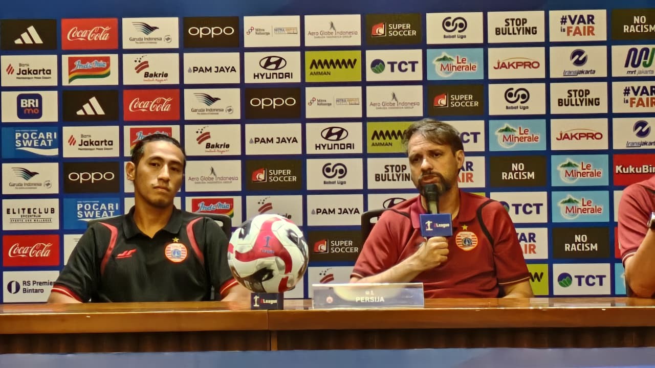 Mauricio Souza Tegaskan Persija Fokus Kejar Kemenangan dari Persijap, Lupakan Dulu Duel Lawan Persib