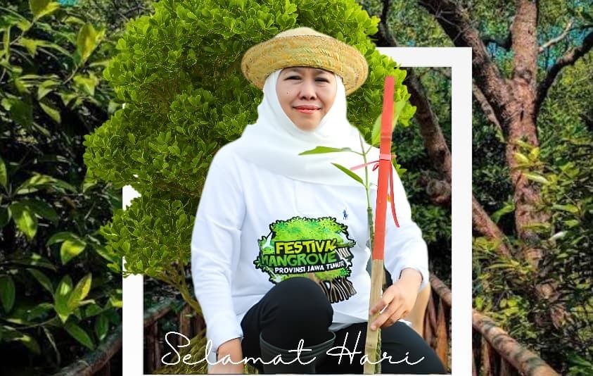Peringati Hari Gerakan Satu Juta Pohon, Gubernur Khofifah Ajak Warga Jatim Peduli Lingkungan