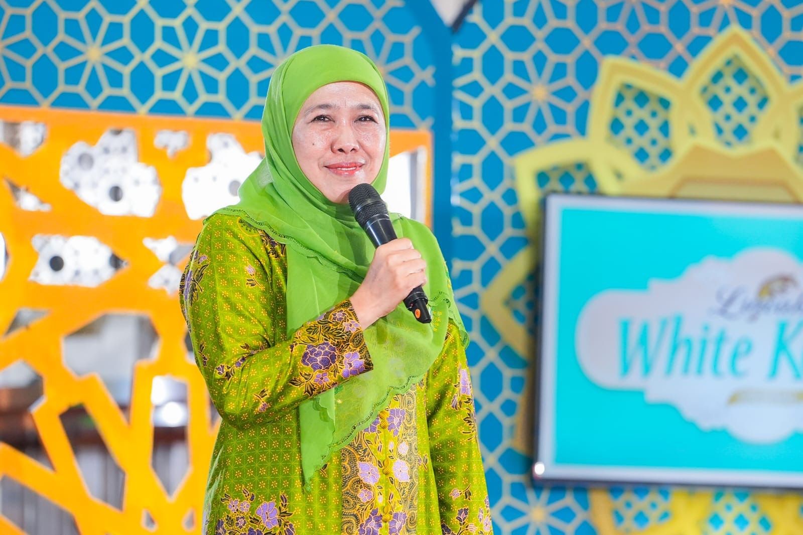 Gubernur Khofifah Bersama Muslimat NU Semarakkan Peringatan Isra Mikraj di Masjid Istiqlal