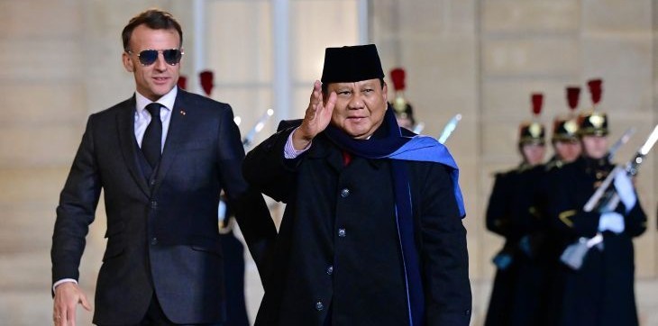Presiden Prabowo Kembali Dijamu Presiden Macron di Istana Élysée