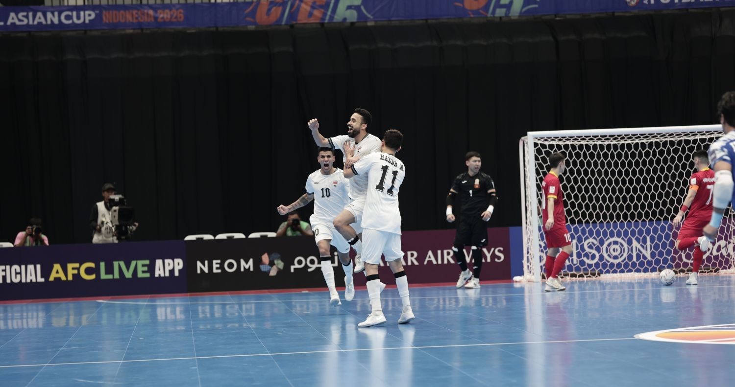 Piala Asia Futsal 2026: Sempat Tertinggal, Irak Berbalik Menang 4-2 atas Kirgistan