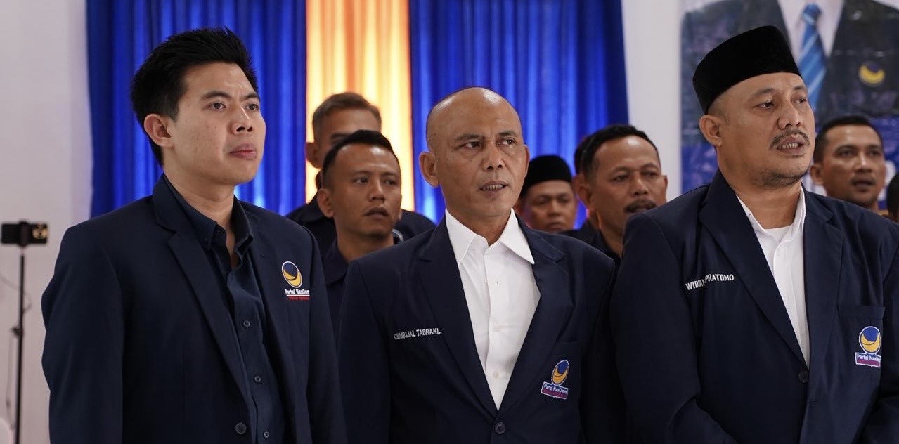 Pelantikan DPC NasDem Kota Bogor, M. Rizky Dorong Mesin Pemenangan Bergerak dari Sekarang