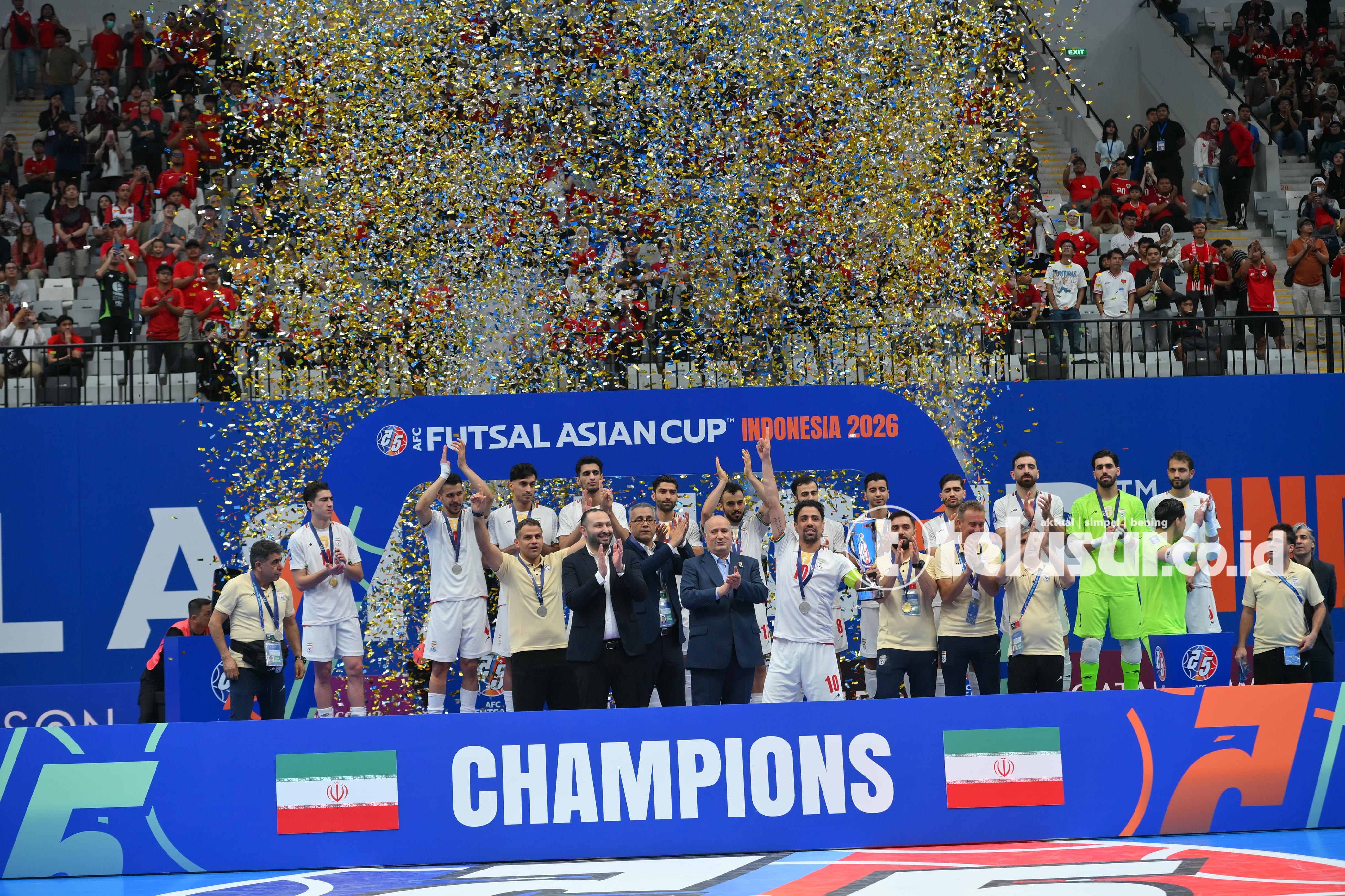 Foto: Tumbang Dalam Drama Adu Penalti, Timnas Futsal Indonesia Jadi Runner-up Piala Asia Futsal 2026