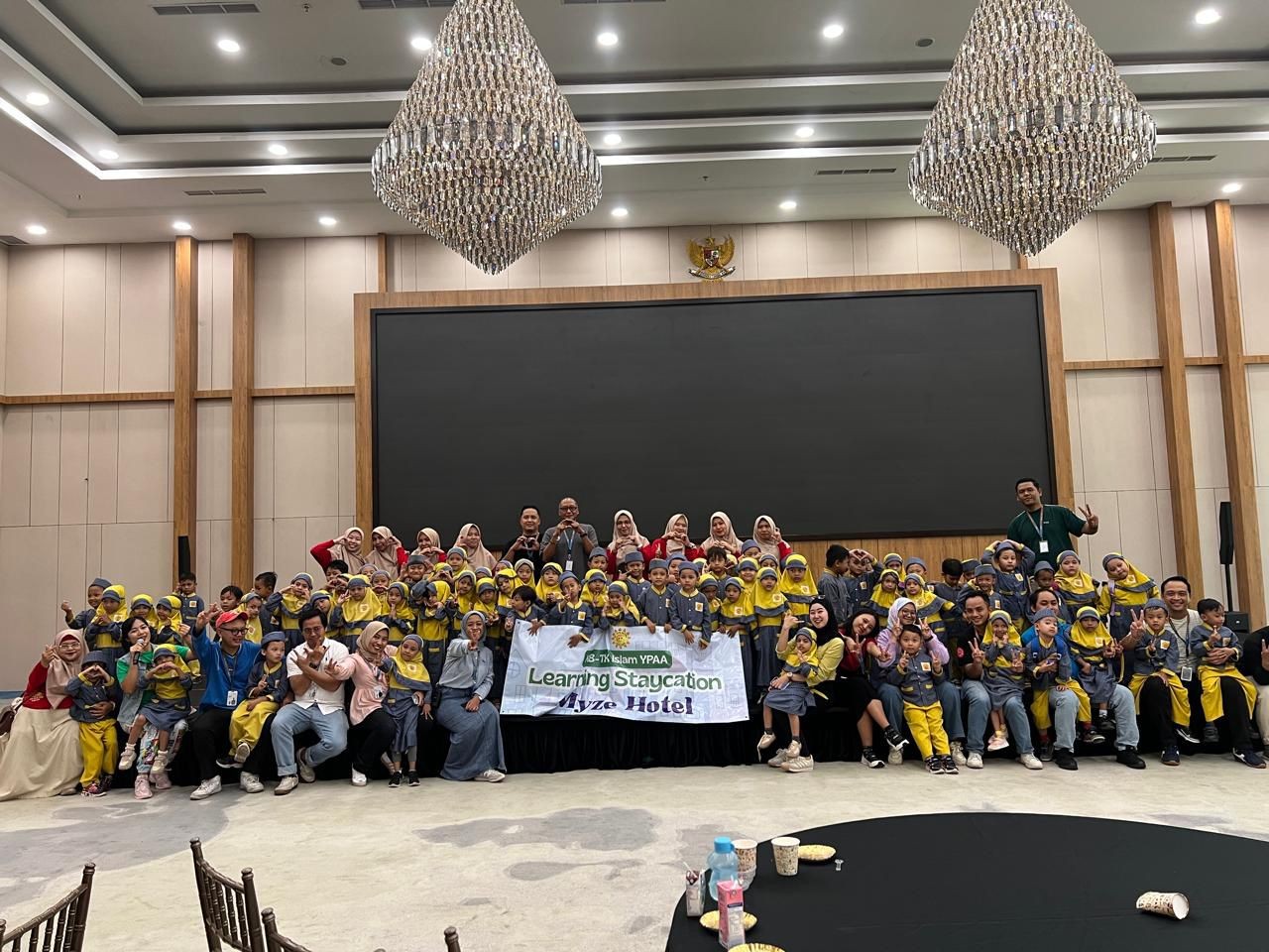Wujudkan Pembelajaran Konstektual, 100 Siswa KB-TK Islam YPAA Jelajahi MYZE Hotel Sumenep