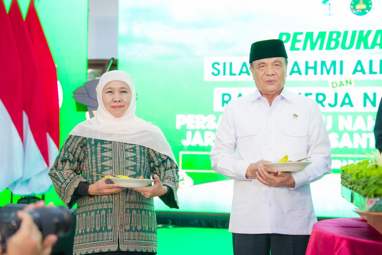 Gubernur Khofifah dan Menko Polkam Resmikan Kantor JKSN, Tekankan Peran Kiai-Santri sebagai Penyejuk Bangsa