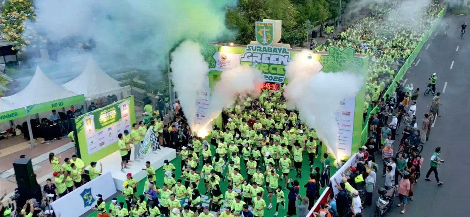 Rayakan HUT Surabaya dan Persebaya, Green Force Run 2026 Usung Kampanye "Lebih dari Lari"