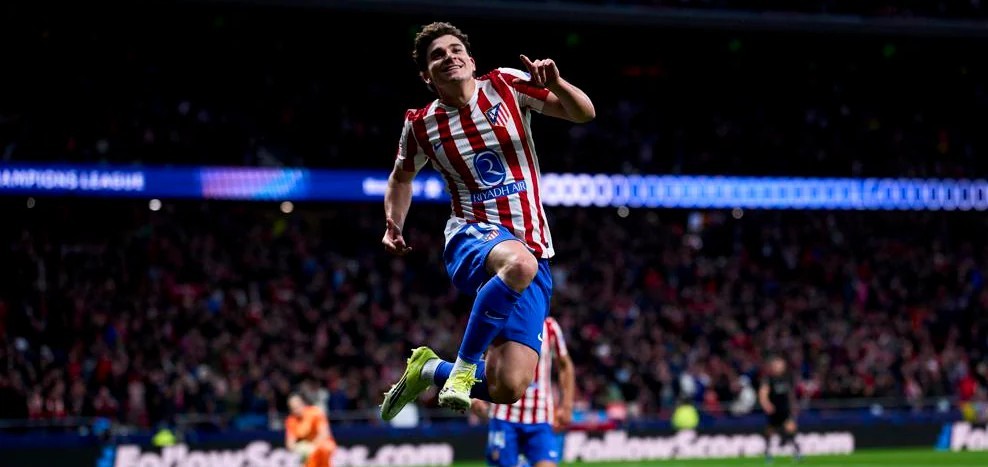 Atlético Madrid Tekuk Tottenham Hotspur F.C. 5-2, Julián Álvarez Borong Dua Gol