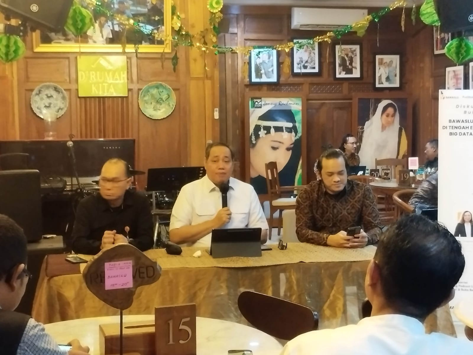 Bedah Buku Bawaslu di Tengah Era Big Data, Komisioner Harap bisa Pengaruhi Kebijakan Pembahasan RUU Pemilu
