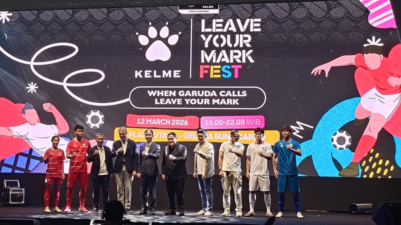 Resmi, Kelme Luncurkan Jersey Terbaru Timnas Indonesia