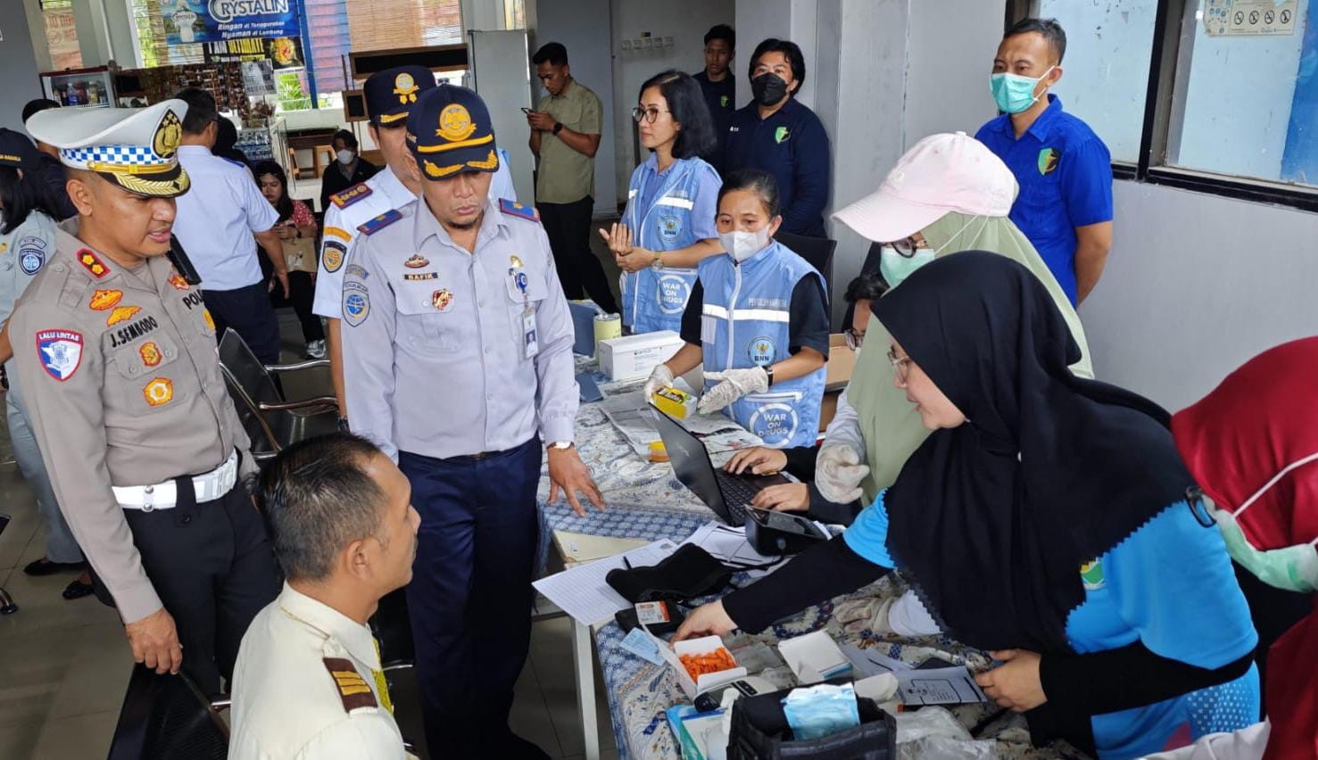 Operasi Ketupat 2026, Puluhan Sopir Bus Depok Jalani Pemeriksaan Kesehatan