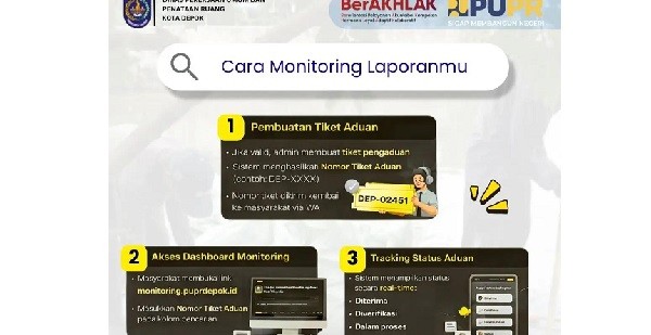 Kabar Baik! Pemkot Depok Hadirkan Dashboard Monitoring Aduan Warga