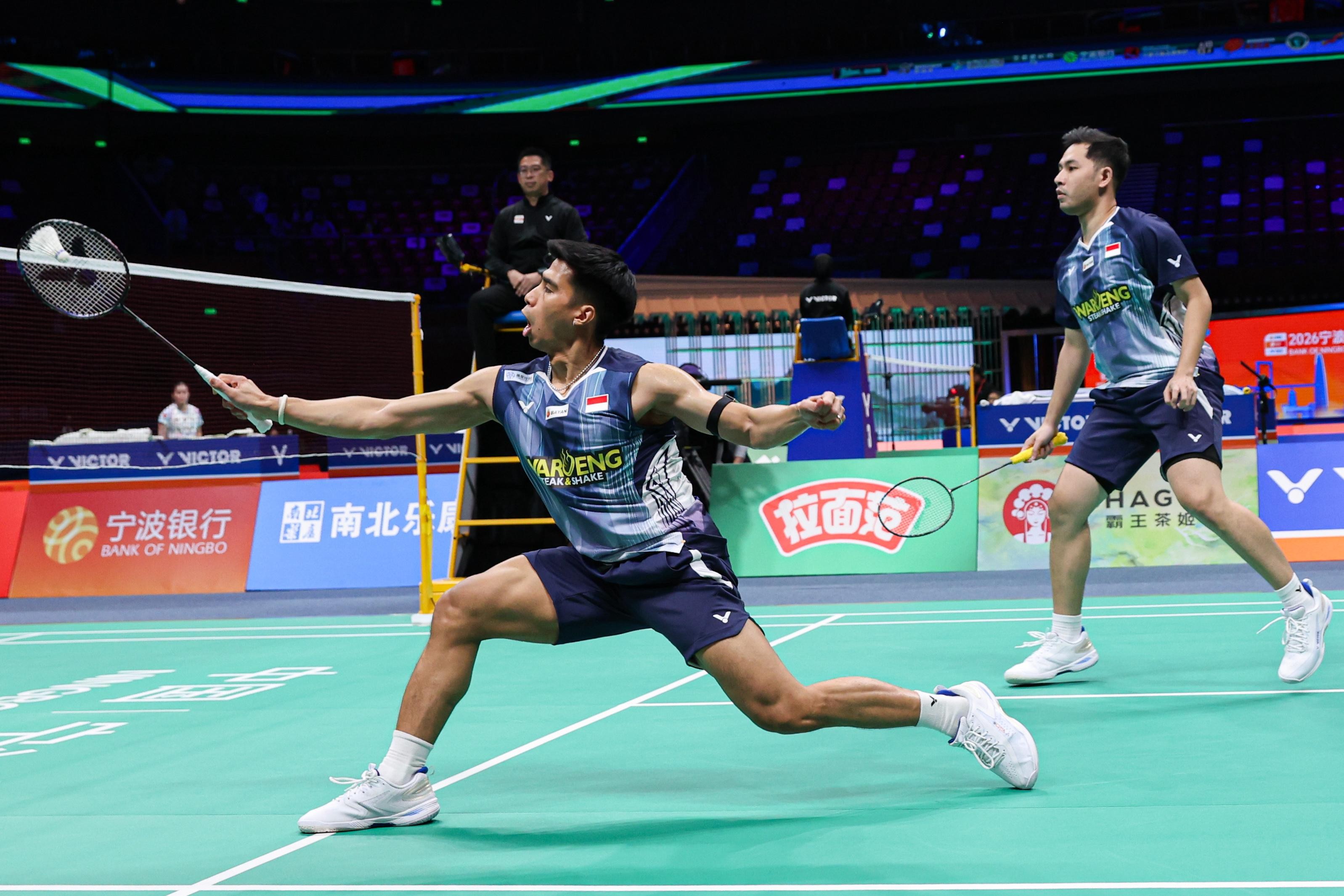 Sabar/Reza Lolos Mulus ke 16 Besar Badminton Asia Championships 2026