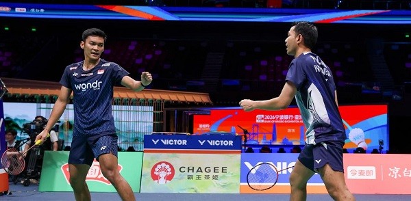 Fajar/Fikri Tembus Semifinal, Tundukkan Ganda Chinese Taipei 