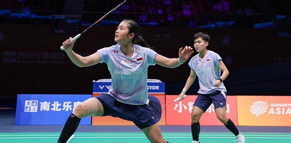 Amallia/Fadia Tembus Semifinal, Tampil Dominan di Kejuaraan Asia 2026