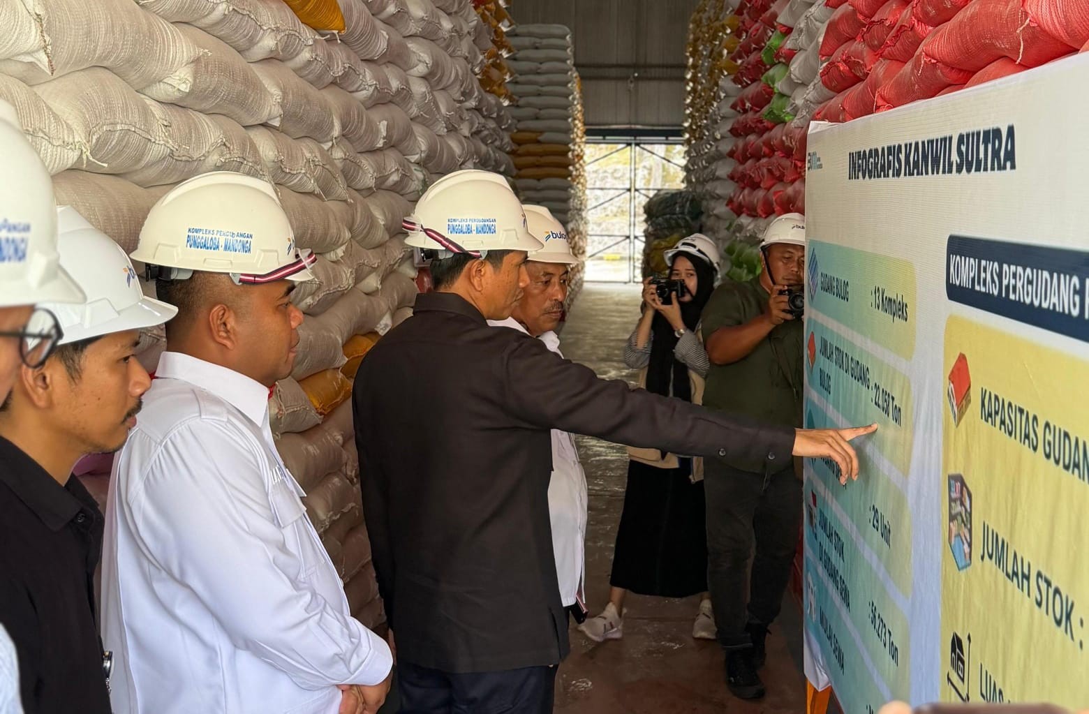 Kawal Instruksi Prabowo, Pimpinan Komisi II Tinjau Gudang Perum Bulog, Pastikan Stok Pangan Aman