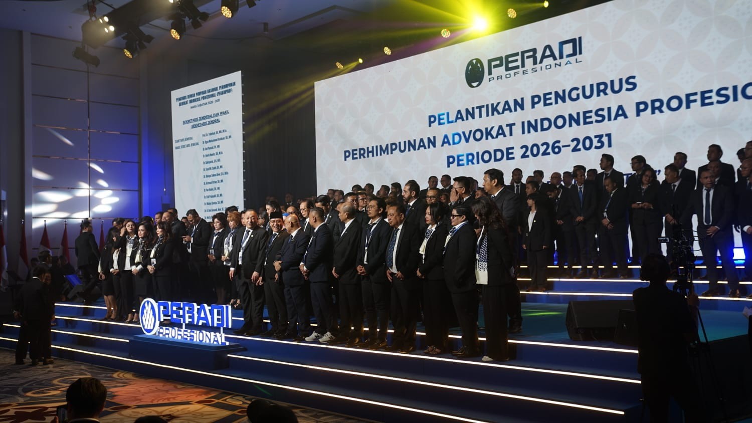 Deretan Elite Penegak Hukum dan Pejabat Hadir di Pelantikan PERADI Profesional