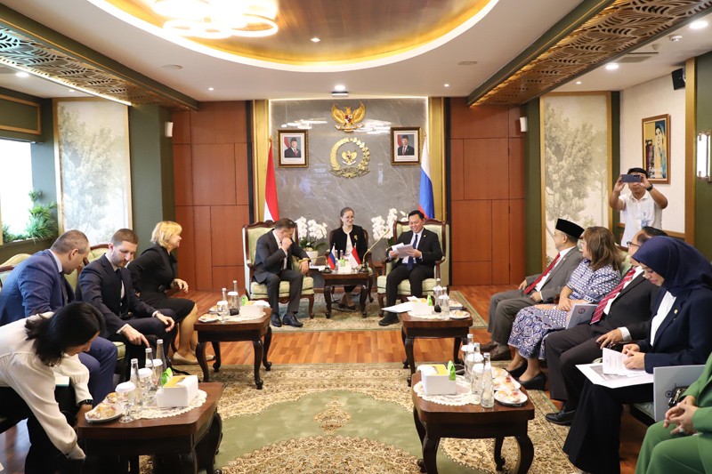 Ketua DPD Terima Kunjungan Petinggi Perusahaan Nuklir Rusia