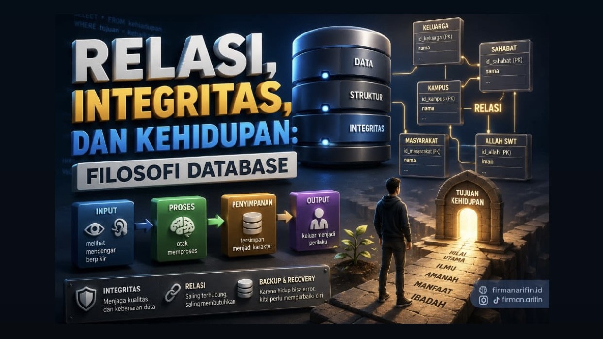 Relasi, Integritas, dan Kehidupan: Filosofi Database
