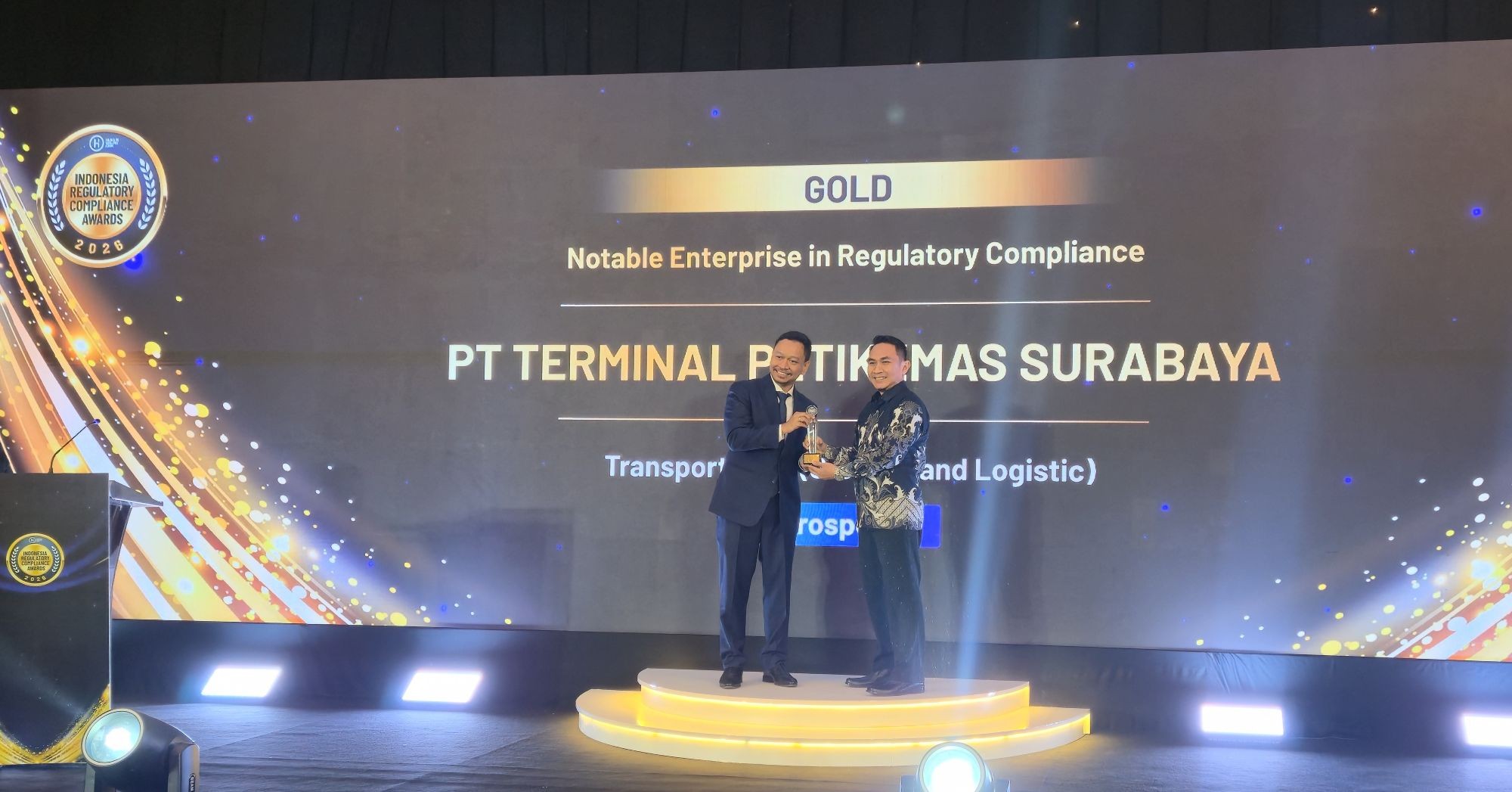 PT Terminal Petikemas Surabaya Kembali Borong Penghargaan IRCA 2026