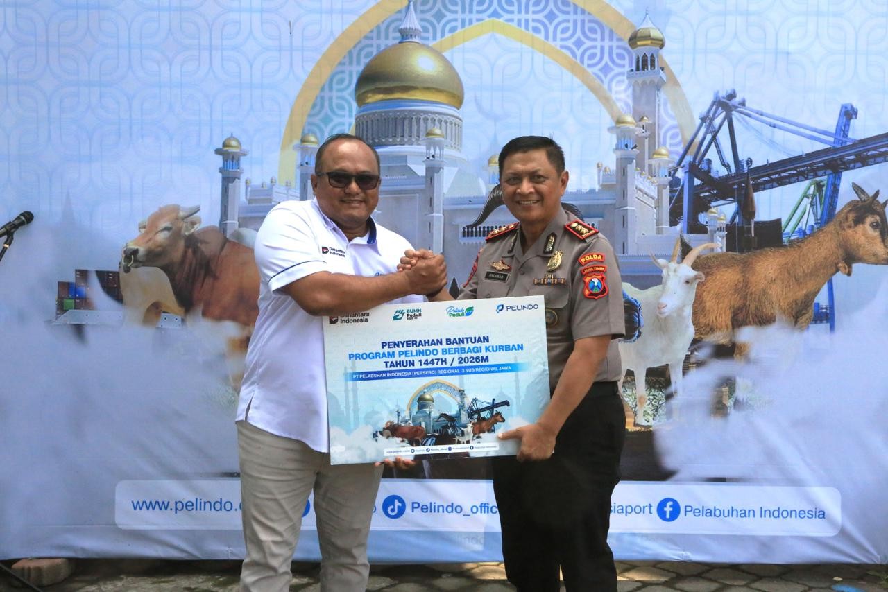 Sambut Iduladha 1447 H, Pelindo Regional 3 Sub Regional Jawa Salurkan 127 Hewan Kurban