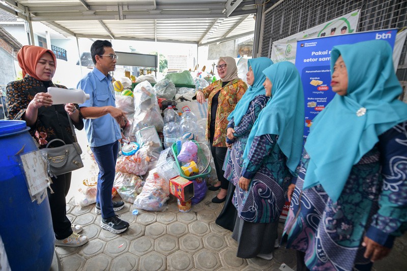 BTN Gandeng Bank Sampah Kurangi Emisi Rumah