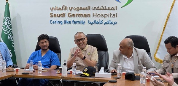 Menhaj Soroti Sistem Rujukan dan Pemulangan Jemaah Saat Tinjau Rumah Sakit di Madinah