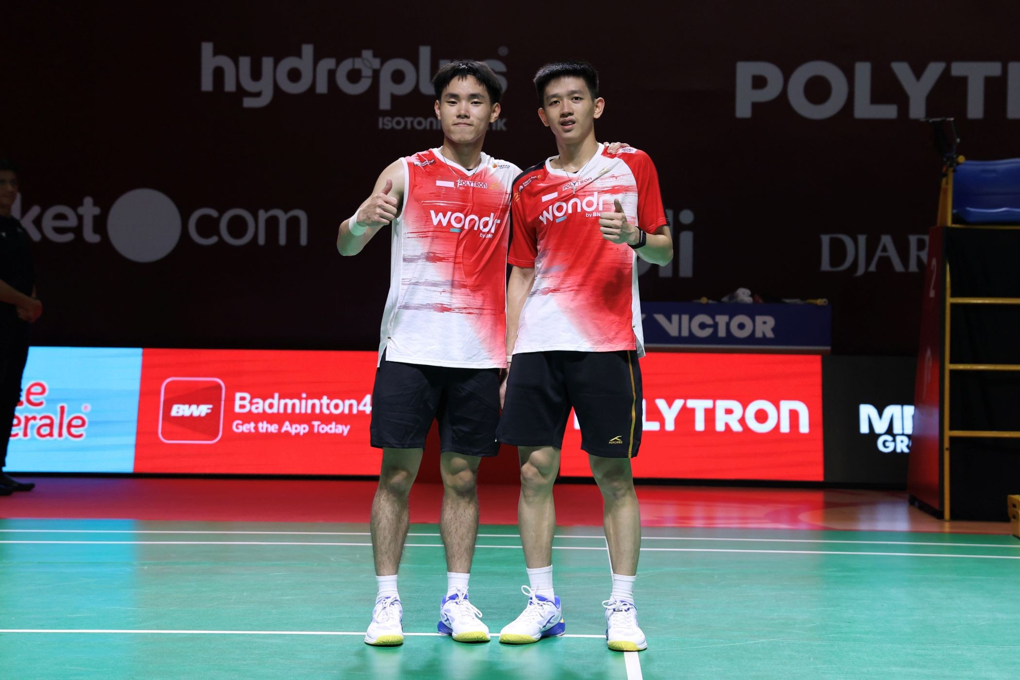 Lewat Pertarungan Super Ketat, Raymond/Joaquin Tundukkan Hoki/Kobayashi di Perempat Final Indonesia Open 2026