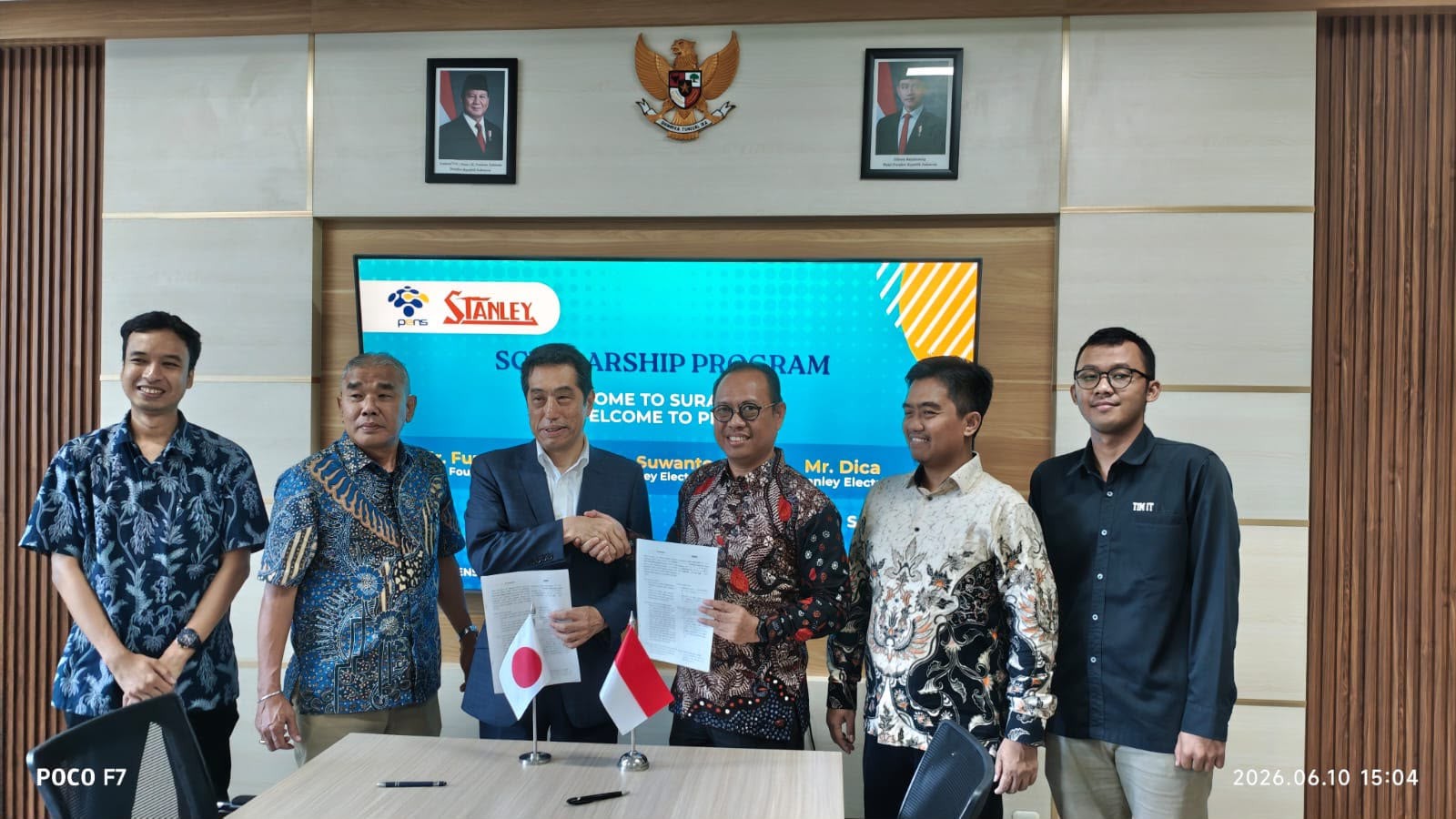 PENS, Kitano Foundation Japan, dan PT Indonesia Stanley Electric Jalin Kerja Sama Beasiswa untuk Pengembangan Talenta Masa Depan