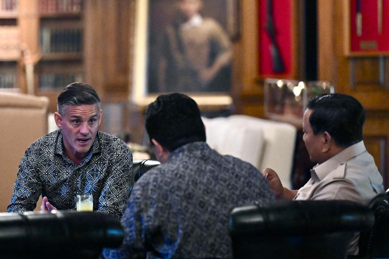 Temui Erick Thohir dan John Herdman di Hambalang, Presiden Prabowo Beri Dukungan Program Timnas Indonesia