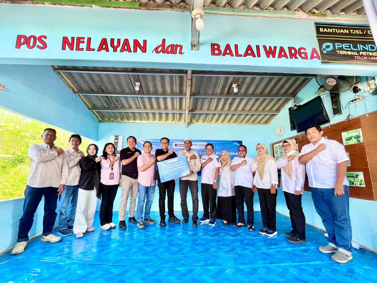 PT Pelindo Terminal Petikemas Berikan Wajah Baru Sarana Publik Masyarakat Ring 1 Terminal Teluk Lamong