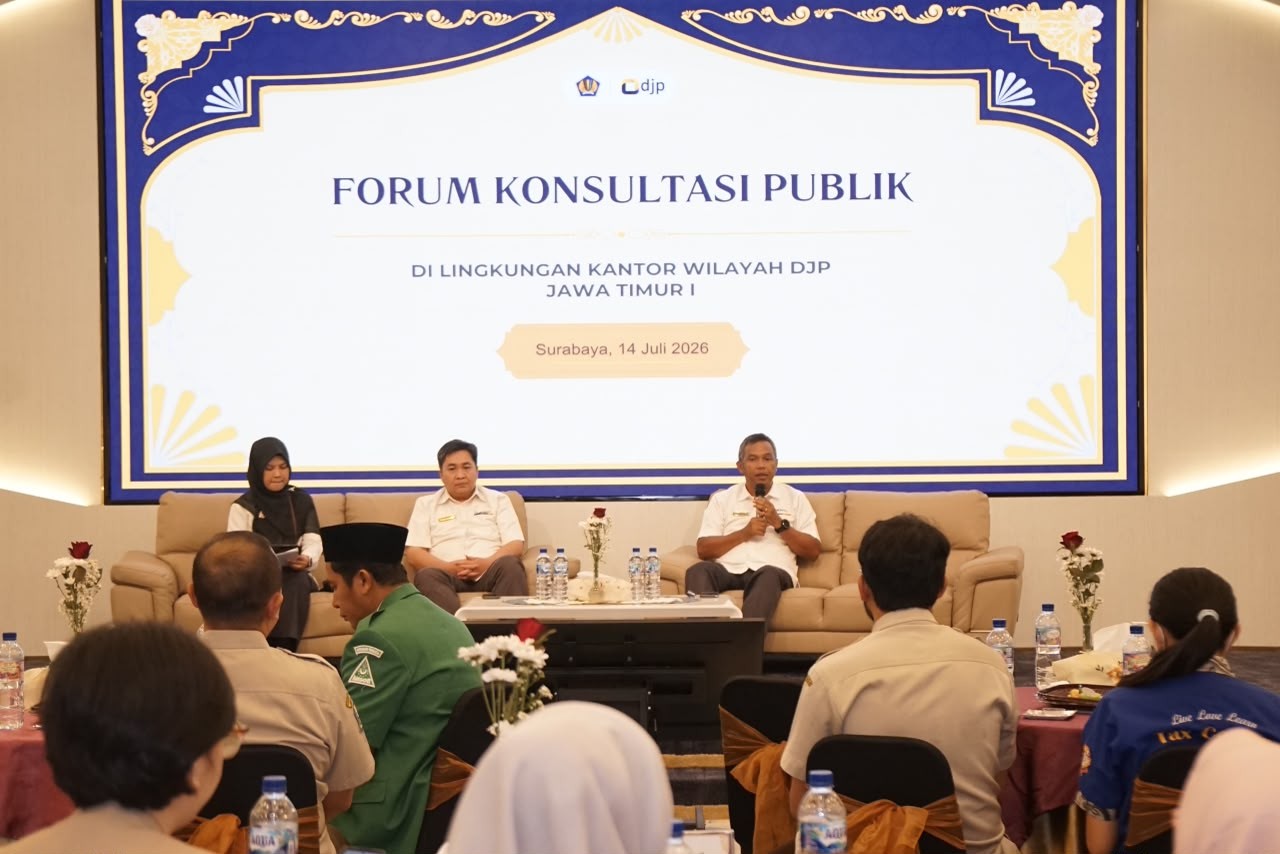 Hari Pajak 2026, Kanwil DJP Jatim I Perkuat Sinergi Lewat Forum Konsultasi Publik