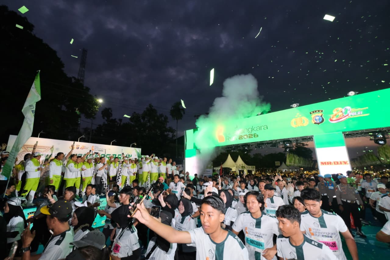 Riau Bhayangkara Run 2026 Sukses Digelar, Ciptakan Efek Ekonomi Rp58,9 Miliar