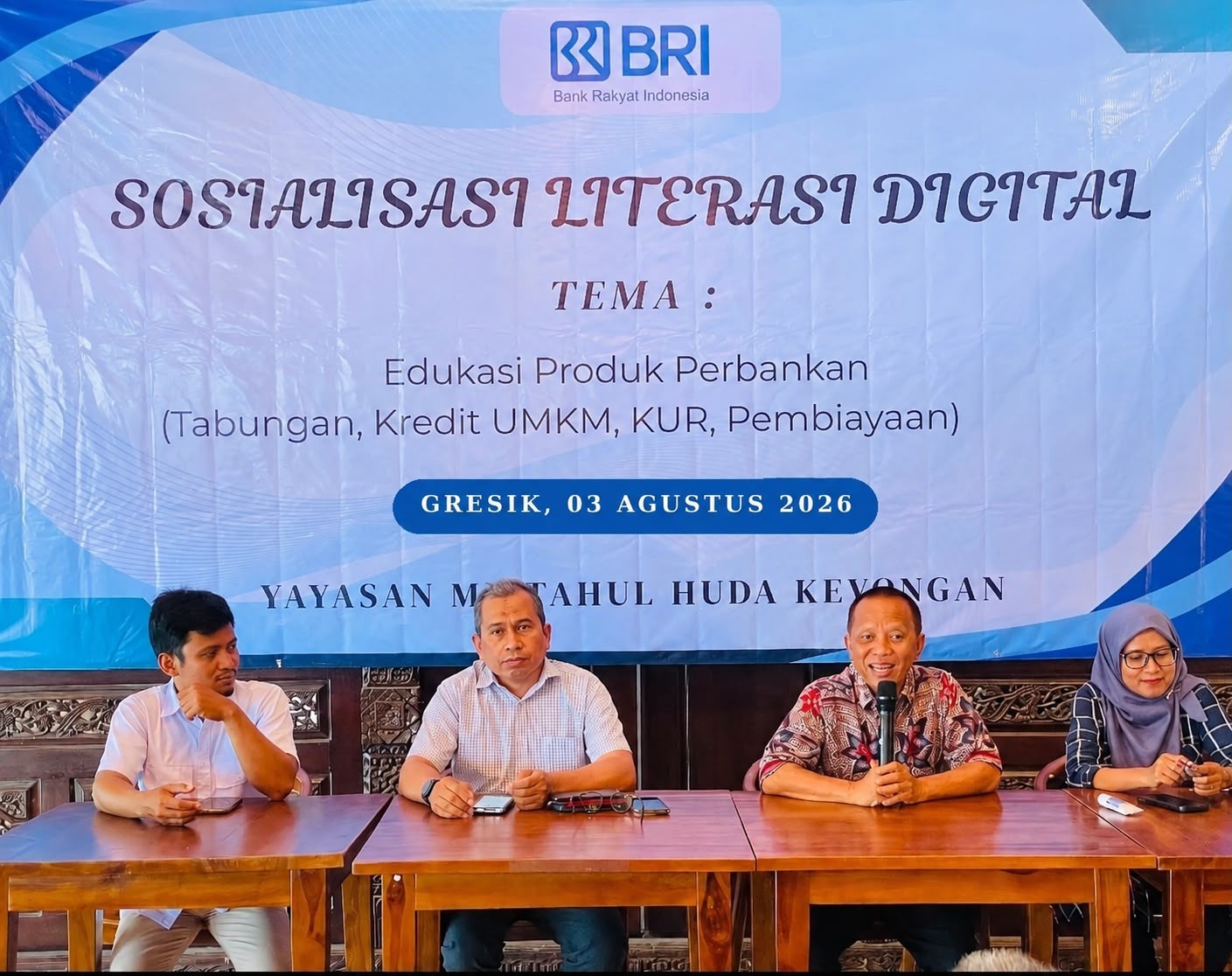 Gandeng BRI, Yayasan Miftahul Huda Adakan Literasi Keuangan Di Gresik
