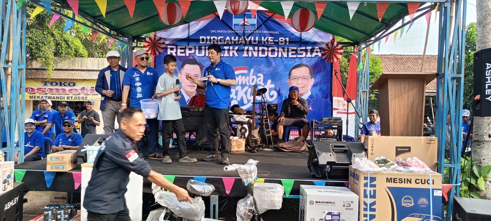 Semarak HUT Ke-25 Demokrat di Tangerang, Zulfikar Hamonangan: Demokrat Setia Bersama Rakyat