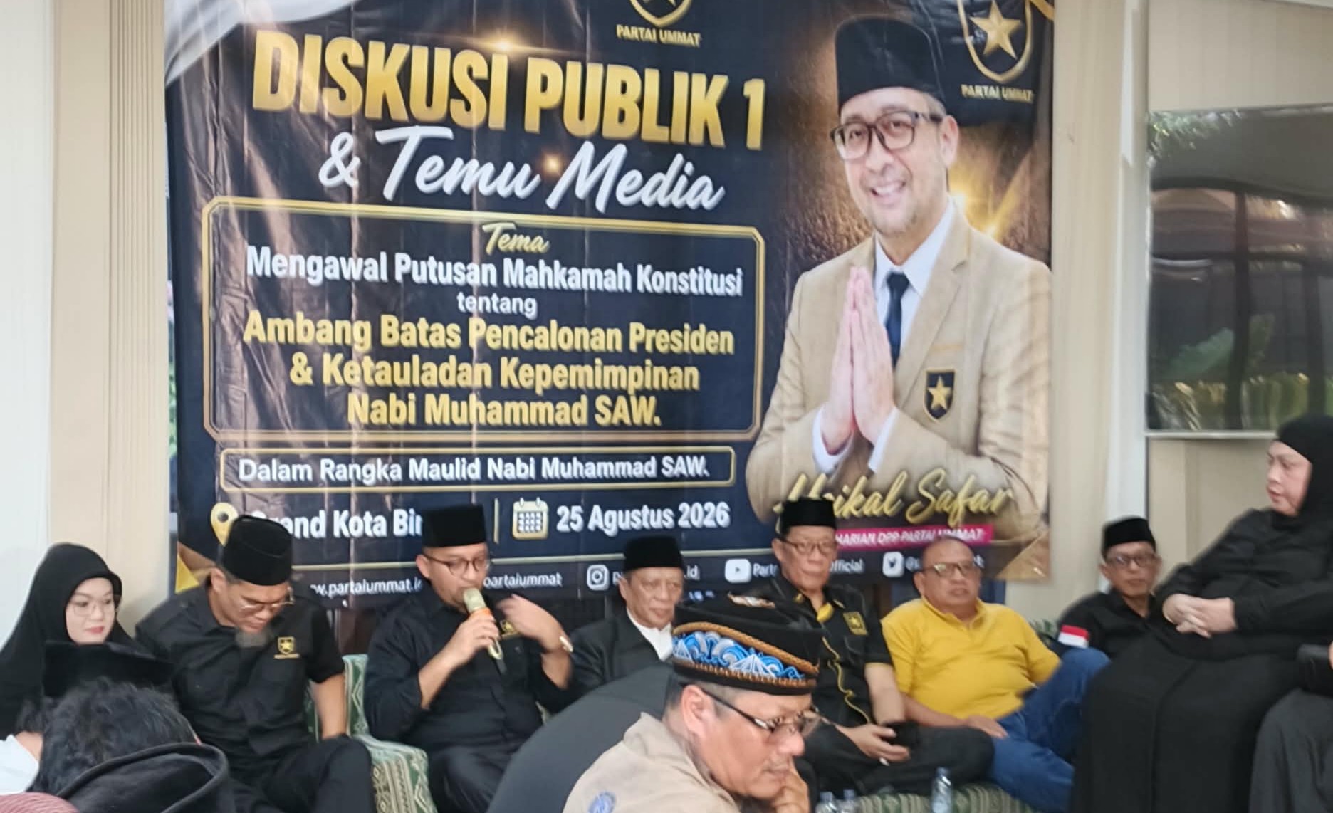 Heikal Safar Mulai Panaskan Mesin Partai Ummat: Siap Rebut Kursi Senayan dan Kawal Putusan MK 0% Presidential Threshold di 2029