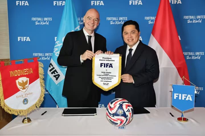 Perkuat Fondasi Sepak Bola Nasional, Erick Thohir Beri Dukungan Penuh Program FIFA Forward