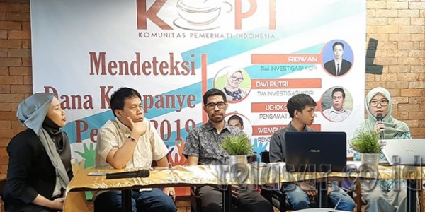 Ada 18 Temuan Dana Kampanye Jokowi-Ma’ruf Diduga Fiktif