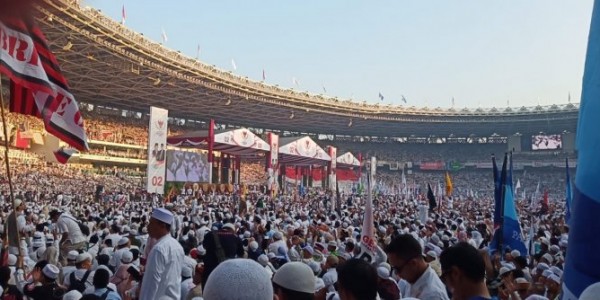 Dihadapan Jutaan Rakyat, Prabowo: Anggap Saja 17 April Lebaran Ketiga